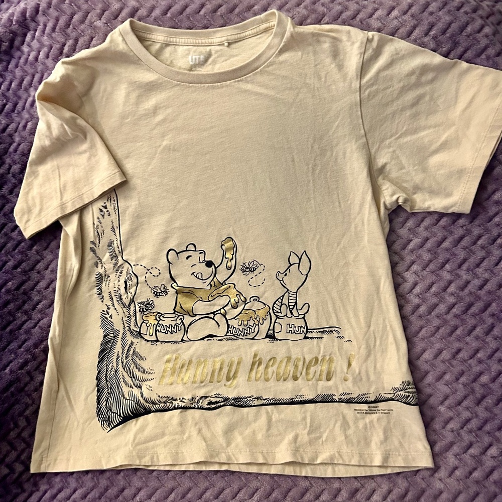 Disney x Uniqlo Winnie the Pooh Piglet Tigger Woman XL shirt Honey Heaven